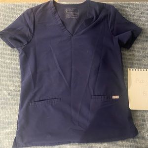 Figs Navy Scrub Set